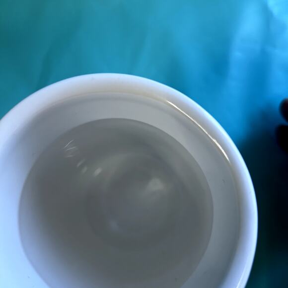 Mudpie Jar "I Am thankful for" with cork lid 5 x 3.5" white NWT - Picture 5 of 7